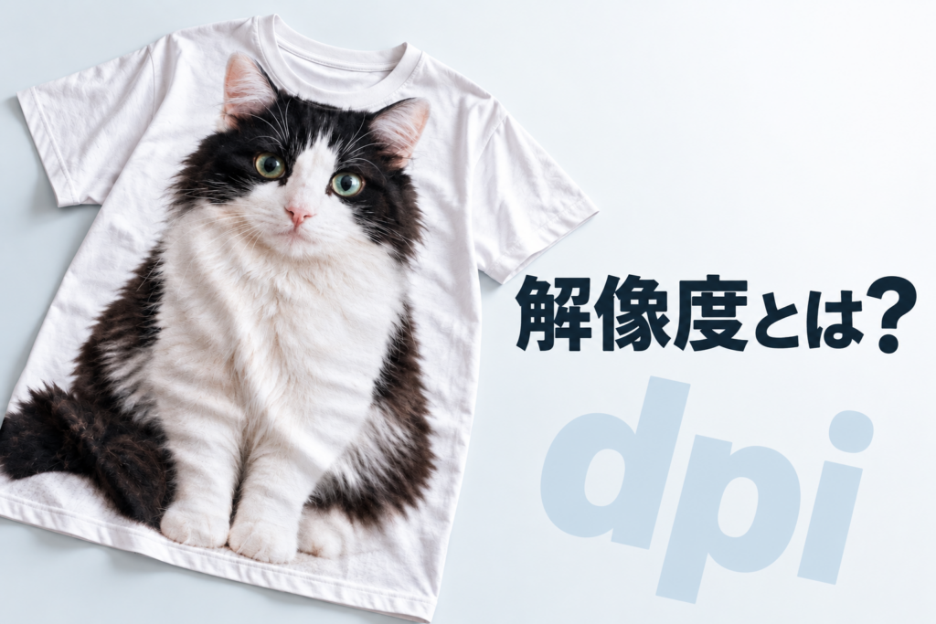 全面プリントTシャツに必要な画像の解像度とは